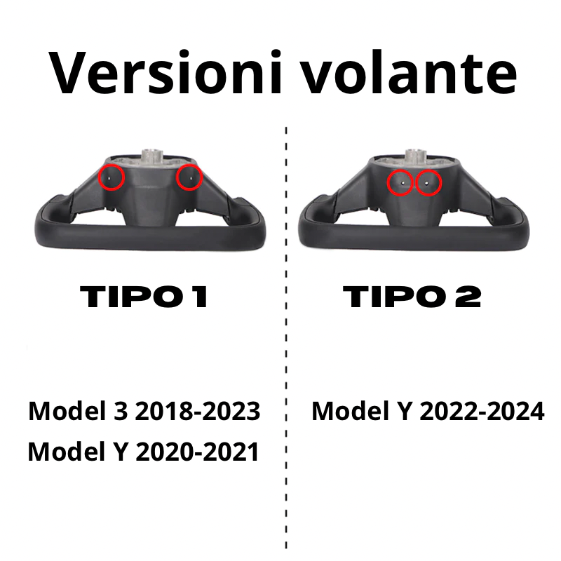 Volante Yoke con funzione riscaldante